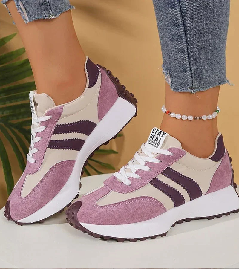 Sophronia – Orthopaedic Retro Lace-Up Trainers