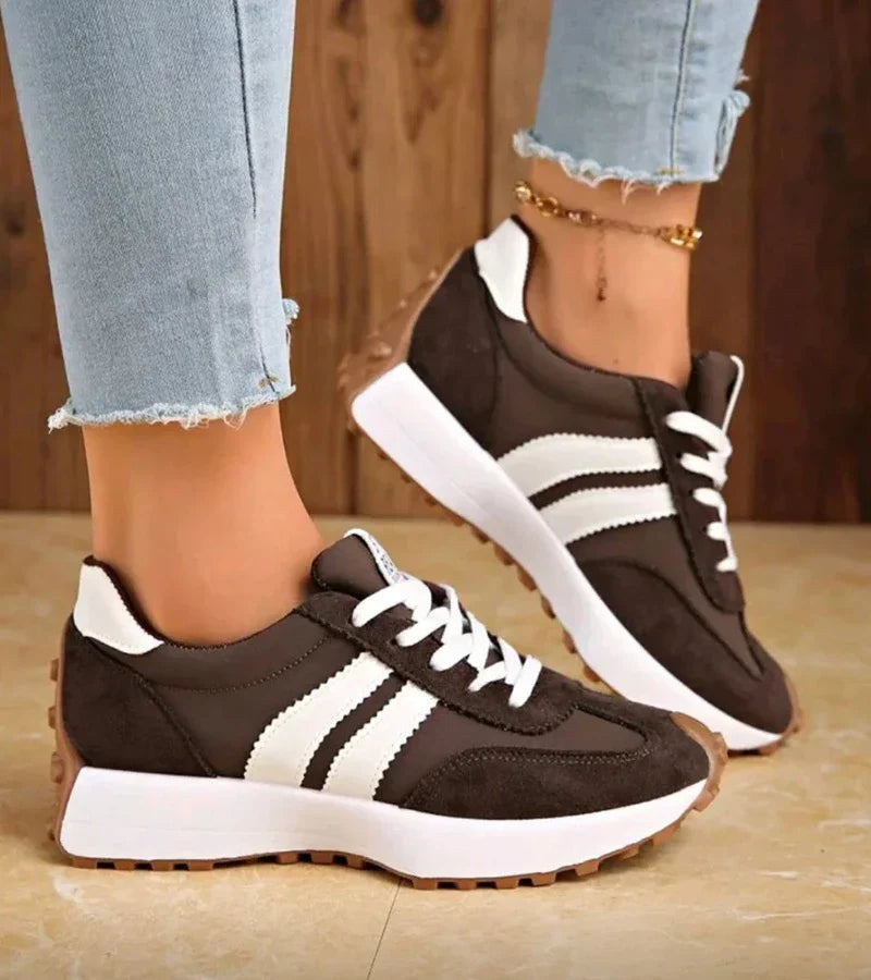 Sophronia – Orthopaedic Retro Lace-Up Trainers