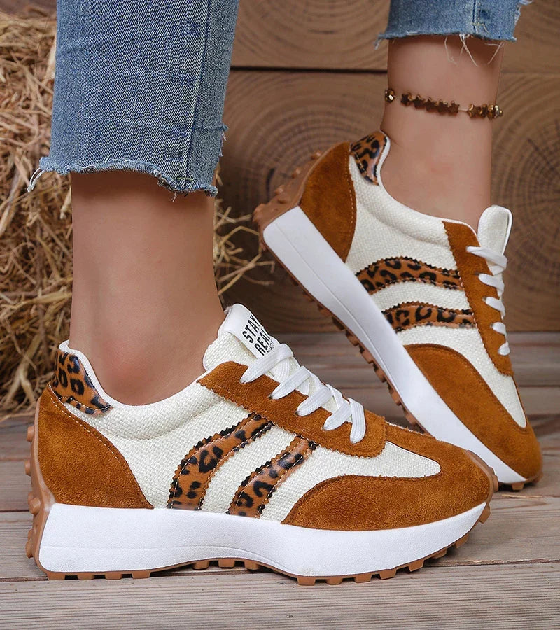 Sophronia – Orthopaedic Retro Lace-Up Trainers