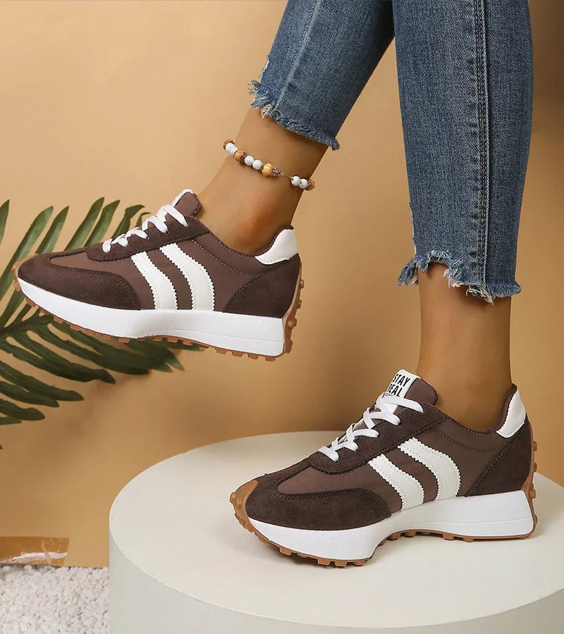 Sophronia – Orthopaedic Retro Lace-Up Trainers