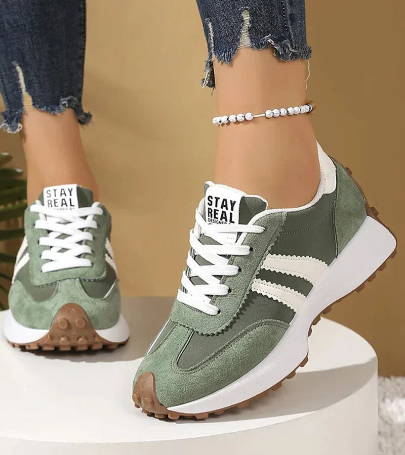 Sophronia – Orthopaedic Retro Lace-Up Trainers