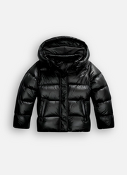 Blodwen | Lightweight Quilted Slim-Fit Jacket in Black