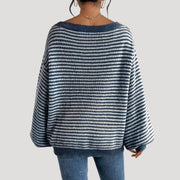 Tambra | Striped Wide-Neck Jumper
