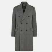 Josette | Grey Double-Breasted Coat