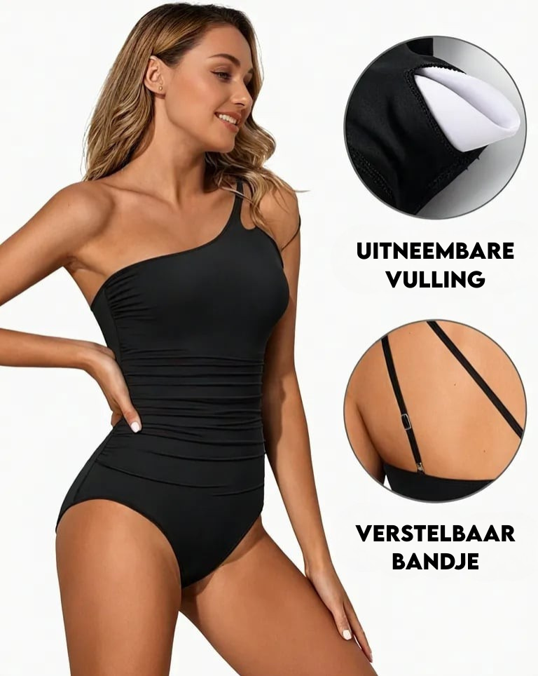 GRACE | PLEATED OVERSIZED SWIMSUIT