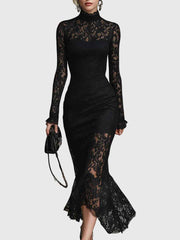 Monica | Maxiurk With Elegant Sides Extending Zoom Dress
