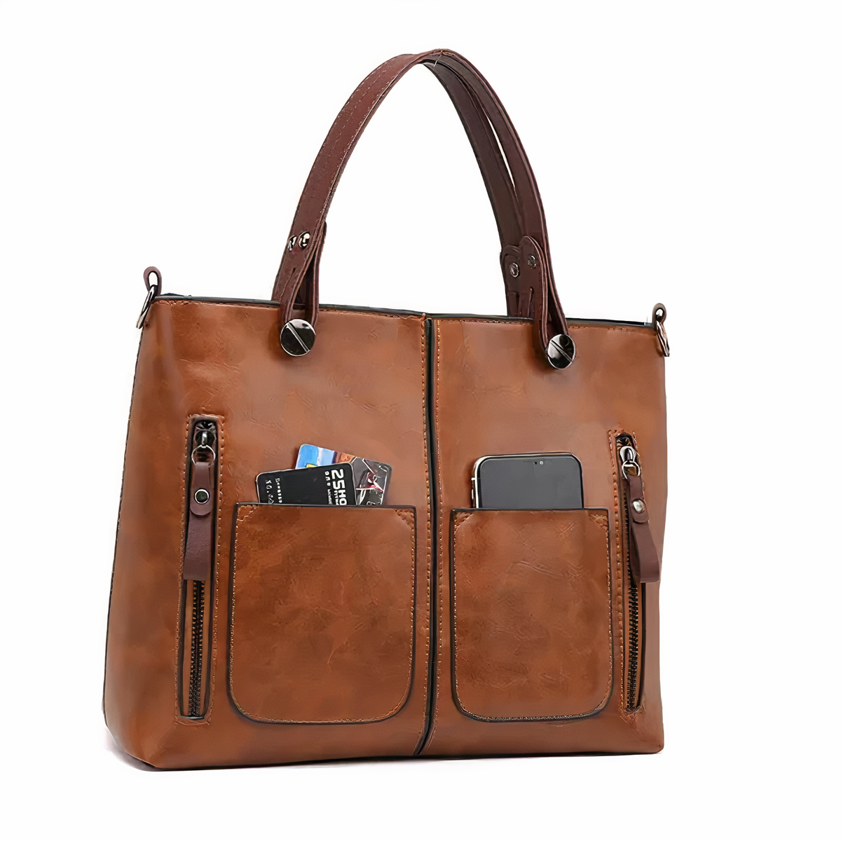 ANGELA | LEATHER SHOULDER BAG