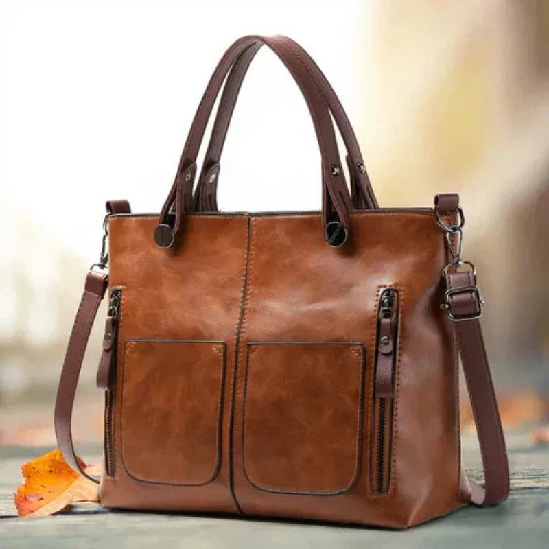 ANGELA | LEATHER SHOULDER BAG