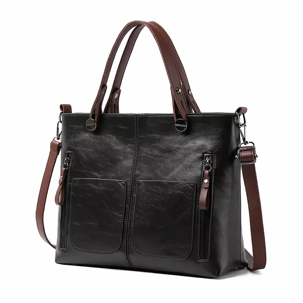 ANGELA | LEATHER SHOULDER BAG