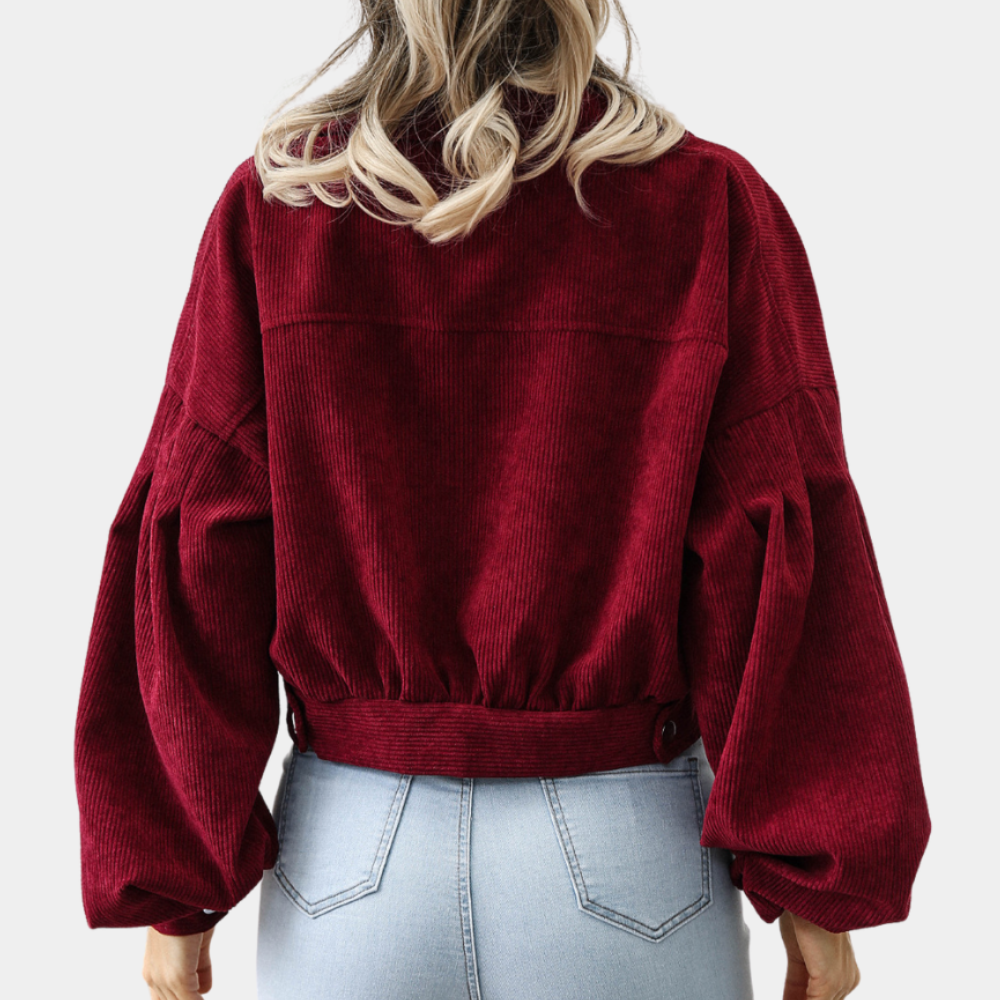 Mitzi | Cropped Collared Jacket