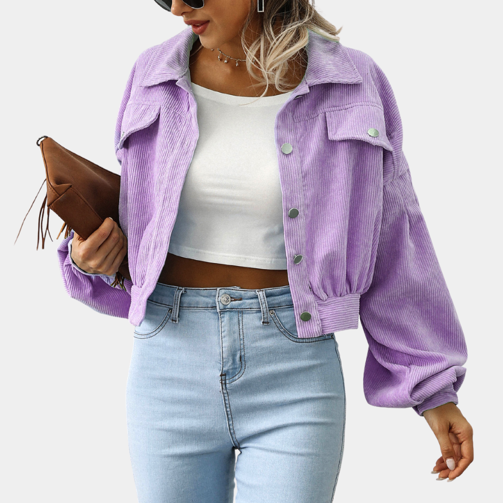 Mitzi | Cropped Collared Jacket