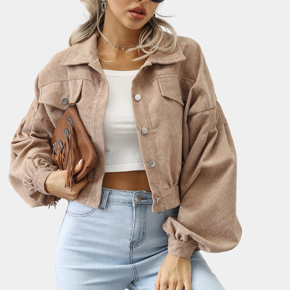 Mitzi | Cropped Collared Jacket