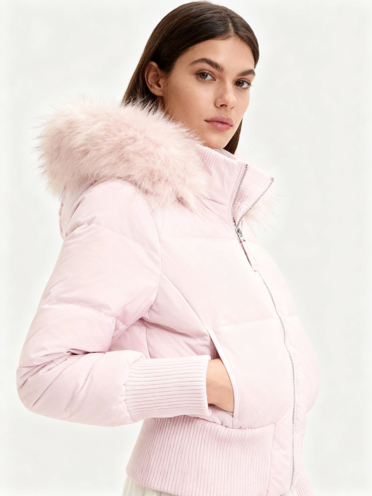 Suellen | Trimmed-Hood Puffer Jacket