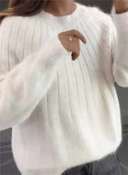 Keonna | Textured Crew-Neck Jumper