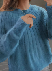 Keonna | Textured Crew-Neck Jumper
