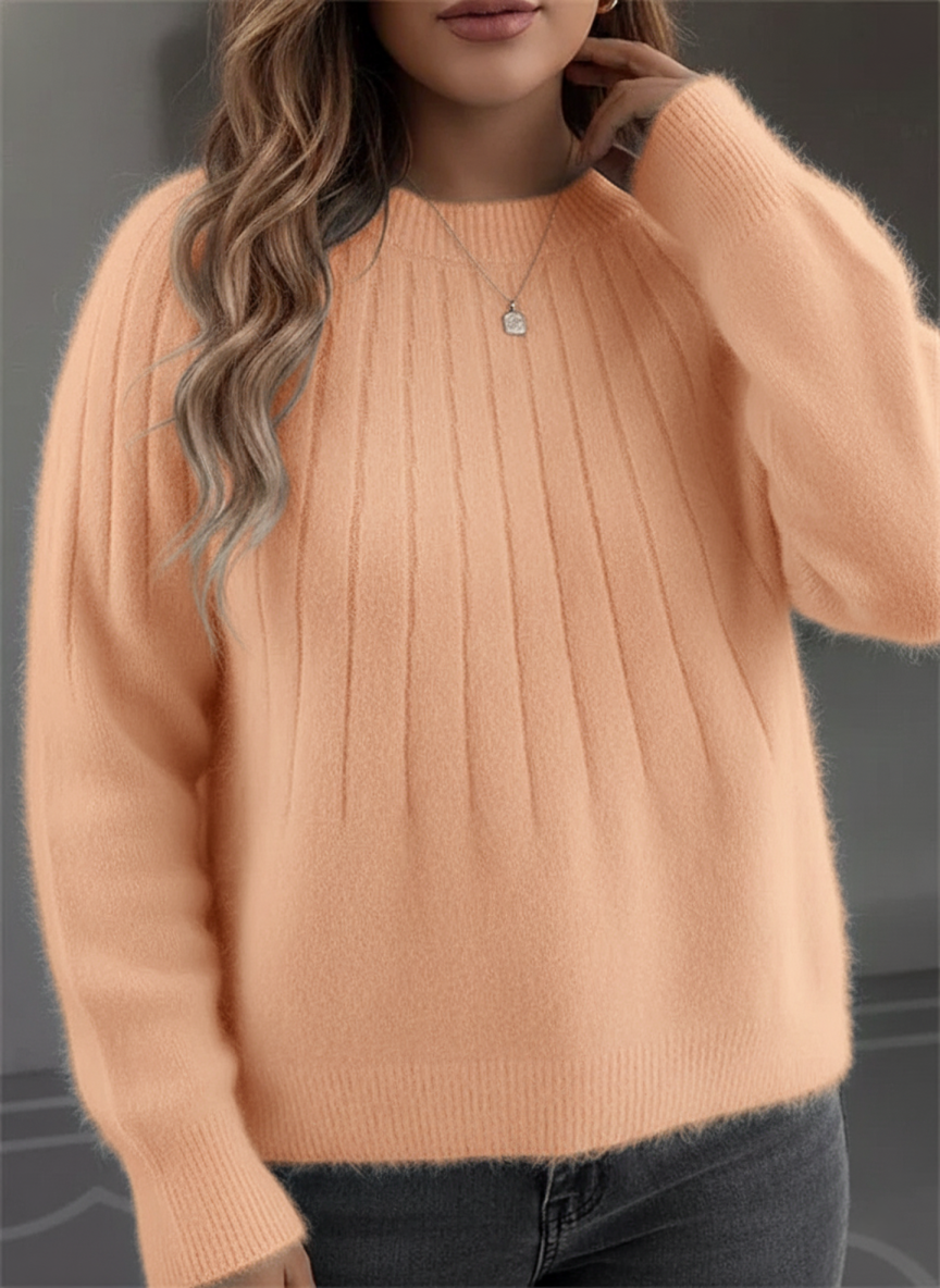 Keonna | Textured Crew-Neck Jumper