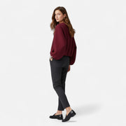Farrah | Gathered-Hem Zip Jacket