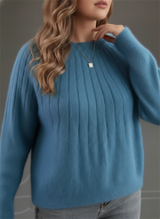 Keonna | Textured Crew-Neck Jumper