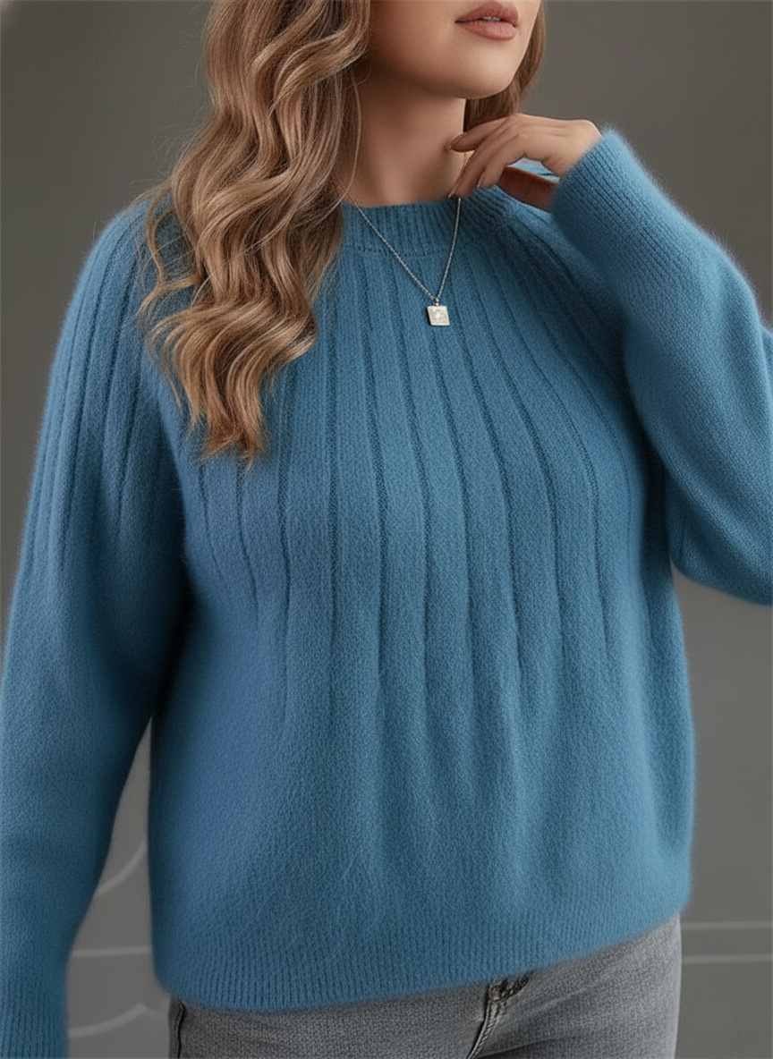 Keonna | Textured Crew-Neck Jumper