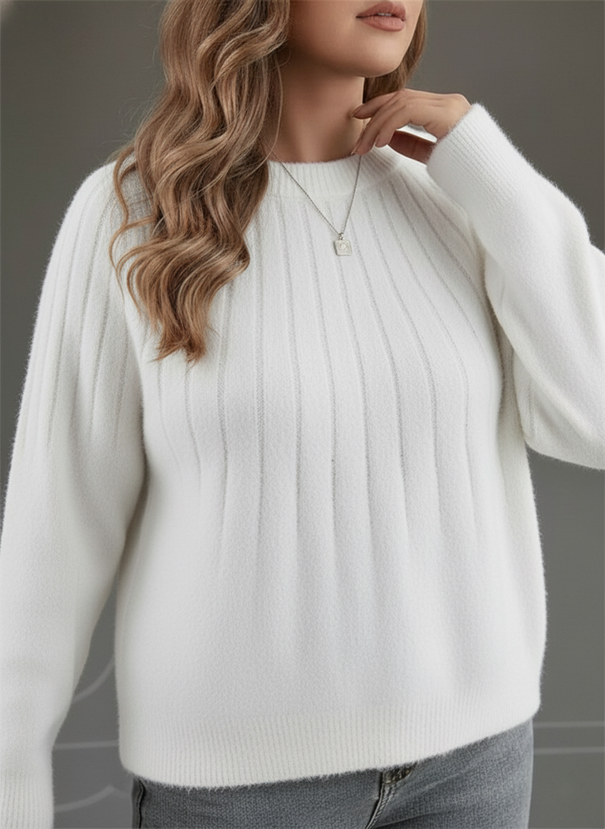 Keonna | Textured Crew-Neck Jumper