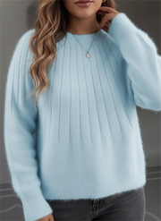 Keonna | Textured Crew-Neck Jumper