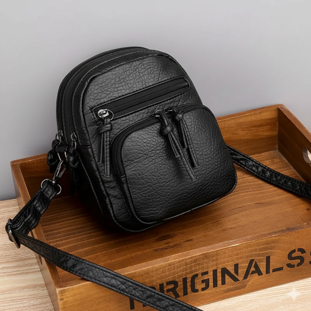SARA | LEATHER SHOULDER BAG