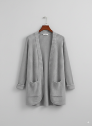 Delpha | Open-Front Long Cardigan