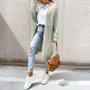 Nicolina | Open-Front Long Cardigan