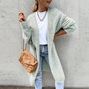 Nicolina | Open-Front Long Cardigan