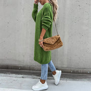 Nicolina | Open-Front Long Cardigan