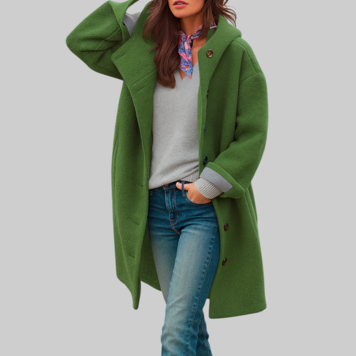 Freja | Comfortable Mid-Length Coat
