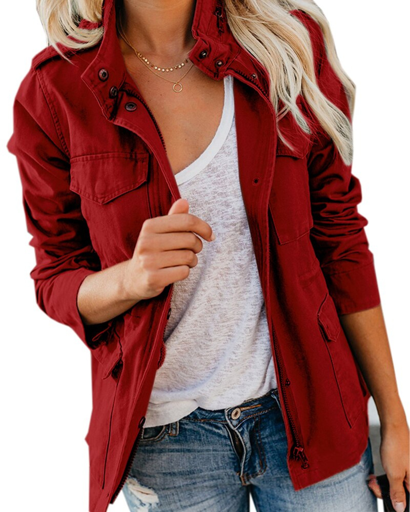Leigha | Collared Pocket Jacket
