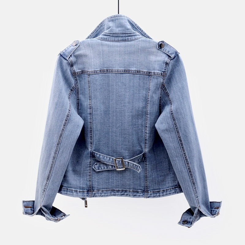 Joella | Denim Biker Jacket