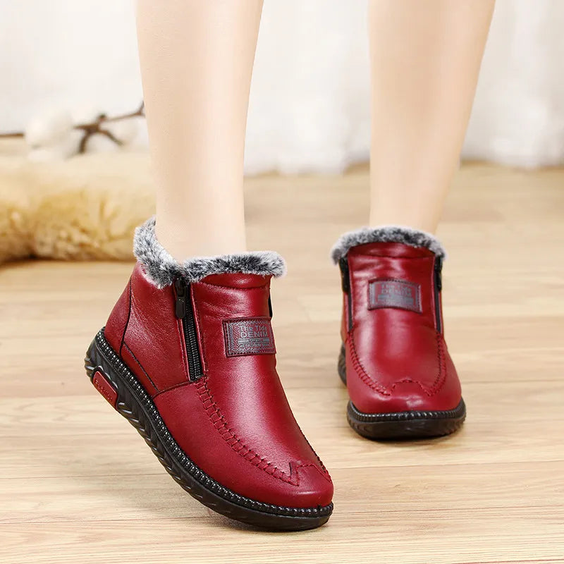 Women's boots in Red