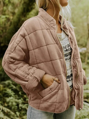 Sharee | Quilted Round-Neck Jacket