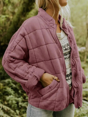 Sharee | Quilted Round-Neck Jacket