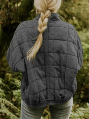 Sharee | Quilted Round-Neck Jacket