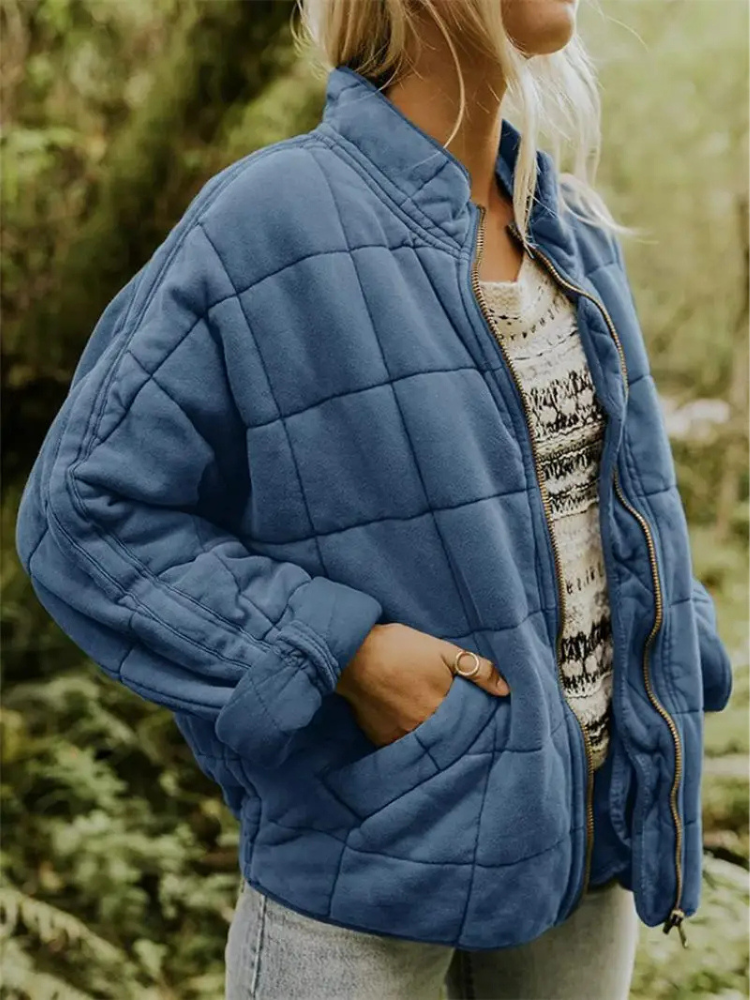 Sharee | Quilted Round-Neck Jacket