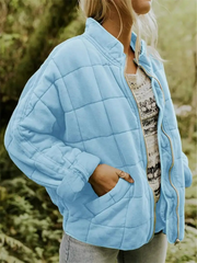 Sharee | Quilted Round-Neck Jacket