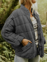 Sharee | Quilted Round-Neck Jacket