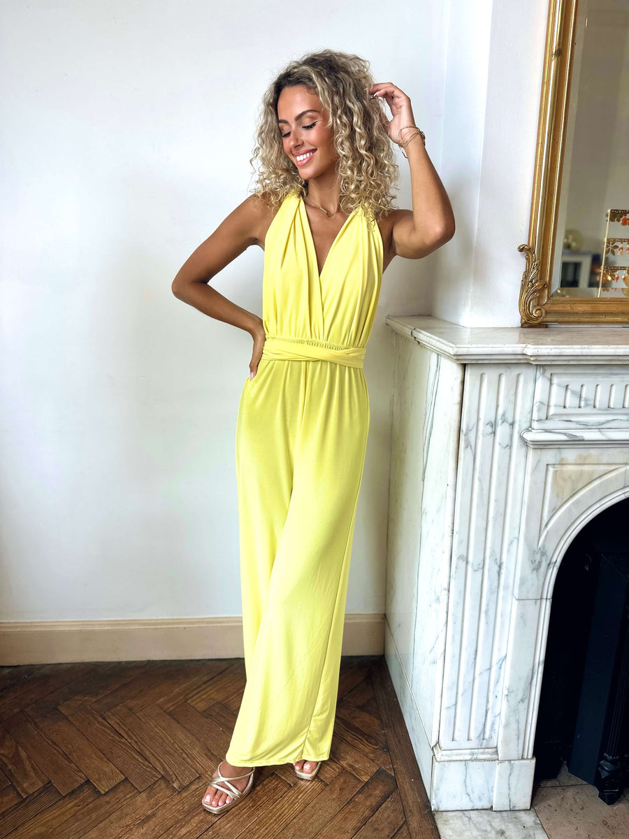 Kadijah | Cross-Back Wrap Jumpsuit