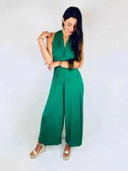 Kadijah | Cross-Back Wrap Jumpsuit