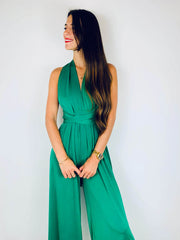 Kadijah | Cross-Back Wrap Jumpsuit