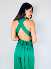 Kadijah | Cross-Back Wrap Jumpsuit