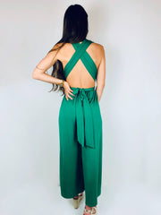 Kadijah | Cross-Back Wrap Jumpsuit