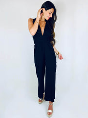 Kadijah | Cross-Back Wrap Jumpsuit