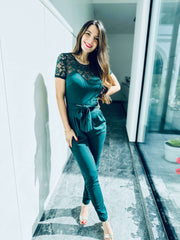 Blima | Lace-Yoke Jumpsuit