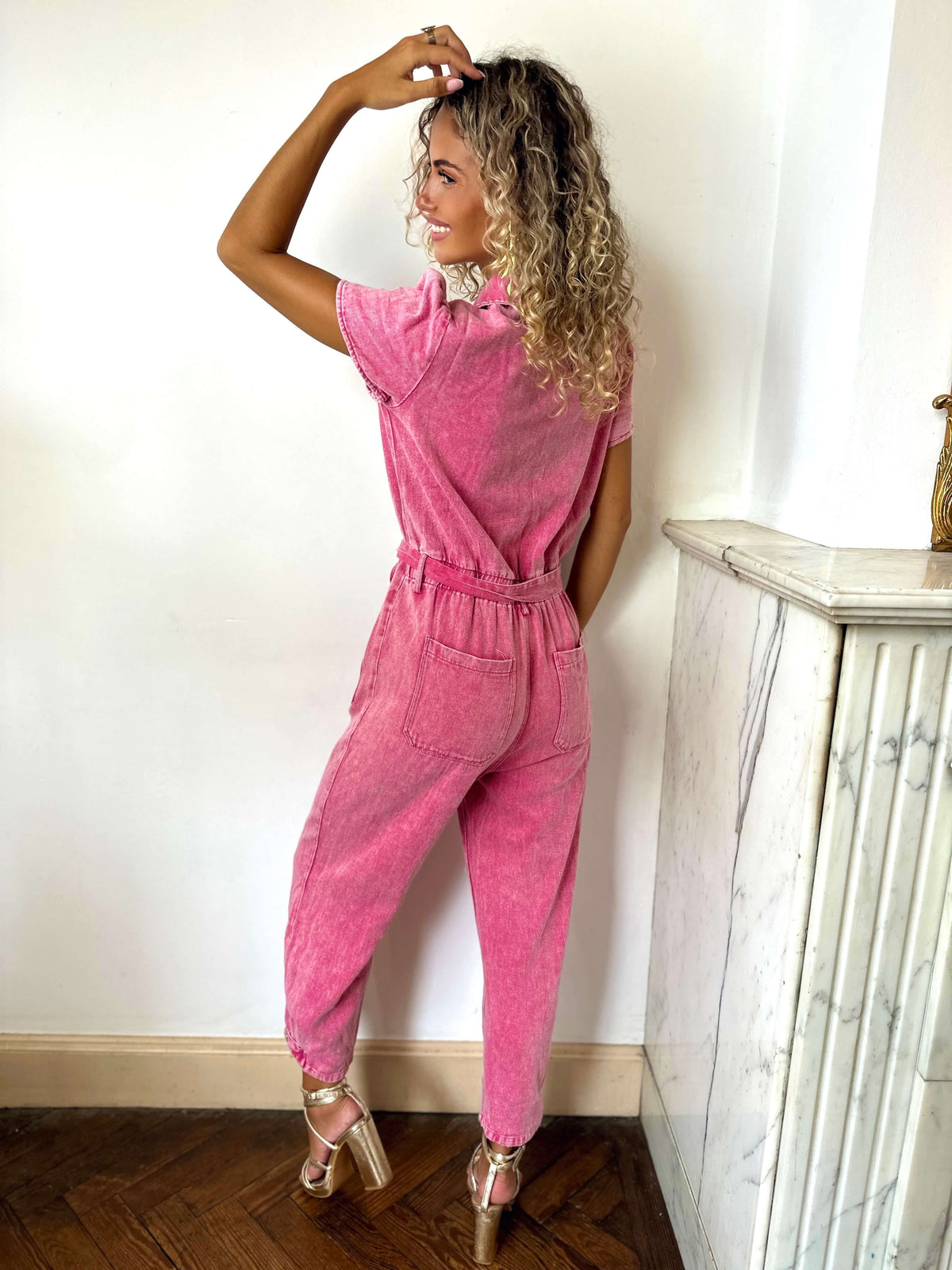 Teah | Collared Button Jumpsuit