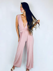 Kadijah | Cross-Back Wrap Jumpsuit