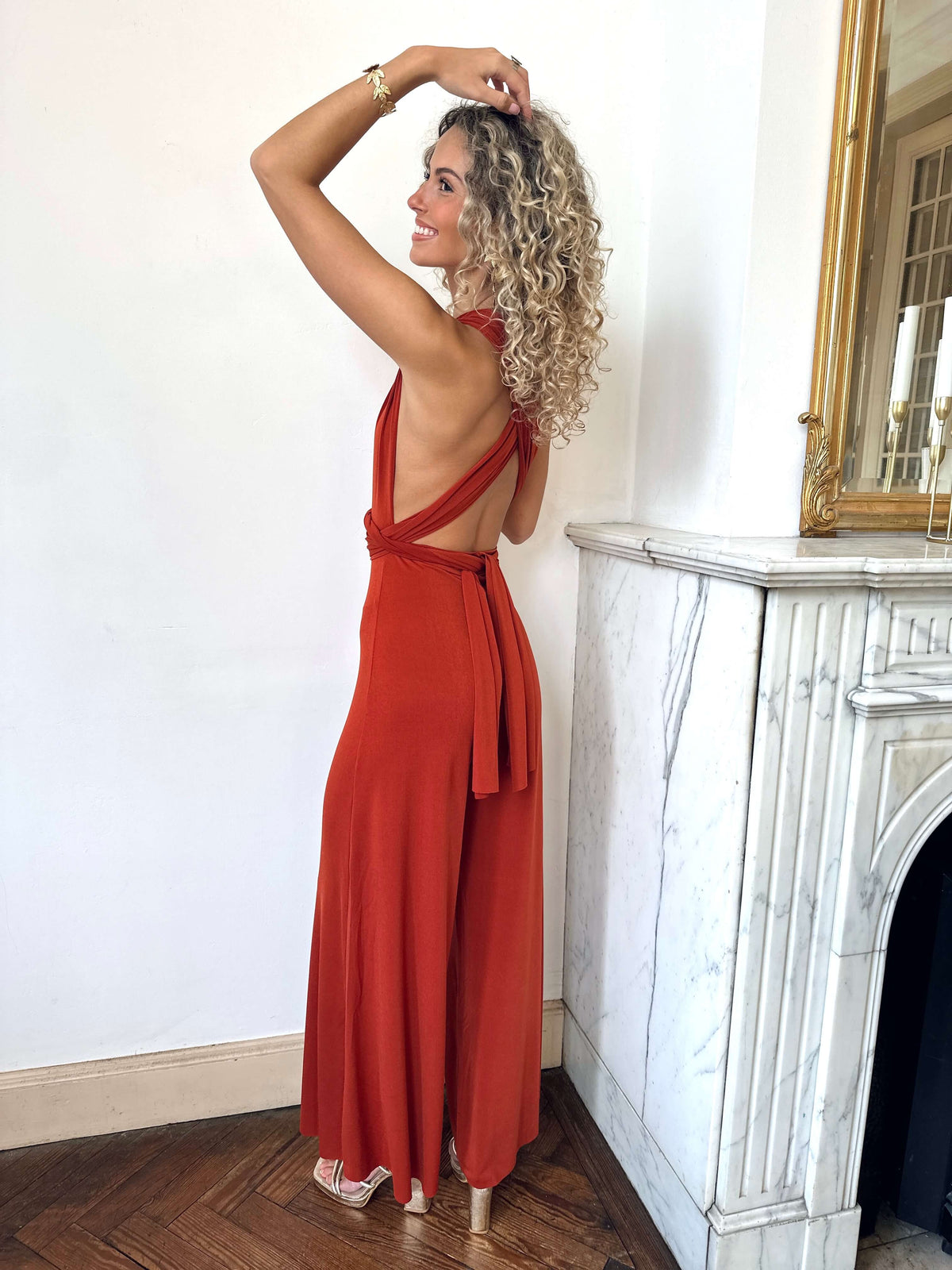 Kadijah | Cross-Back Wrap Jumpsuit